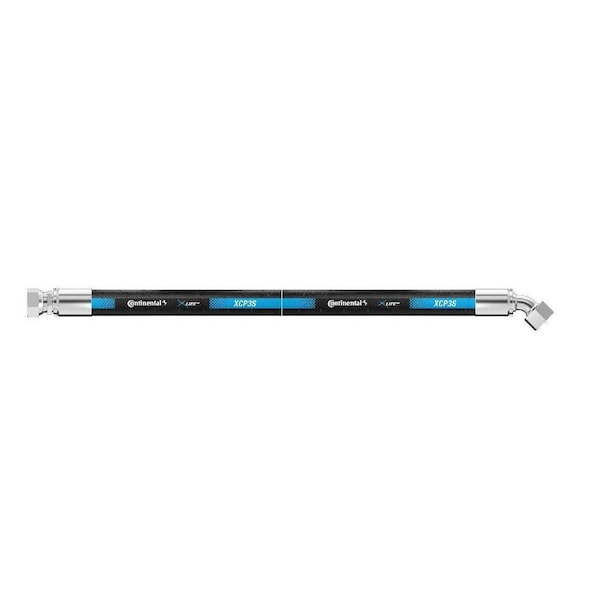 Continental Hydraulic Hose Assembly - 1/4" ID 30" Length - 1/4" FJX x 1/4" FFX45 - 3250 psi XCP3-04,04FJX-04FFX45,30 IN OAL - main